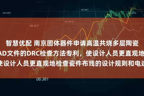 智慧优配 南京固体器件申请高温共烧多层陶瓷封装外壳瓷件版图CAD文件的DRC检查方法专利，使设计人员更直观地检查瓷件布线的设计规则和电连接关系