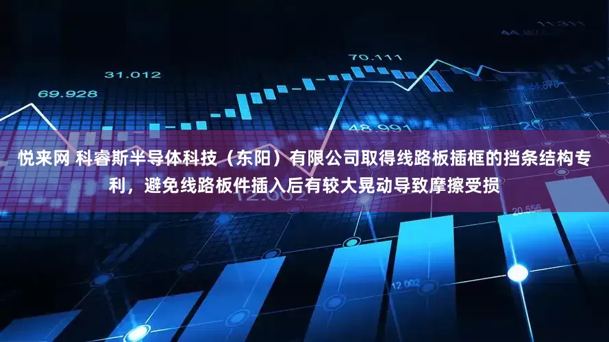悦来网 科睿斯半导体科技（东阳）有限公司取得线路板插框的挡条结构专利，避免线路板件插入后有较大晃动导致摩擦受损